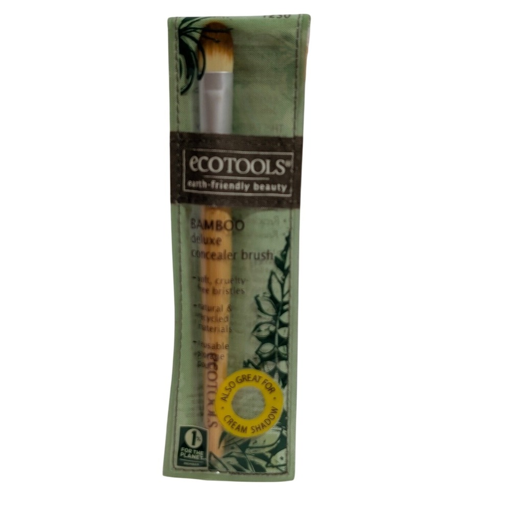EcoTools Bamboo‎ Deluxe Concealer Brush 1230 Earth Friendly Beauty New